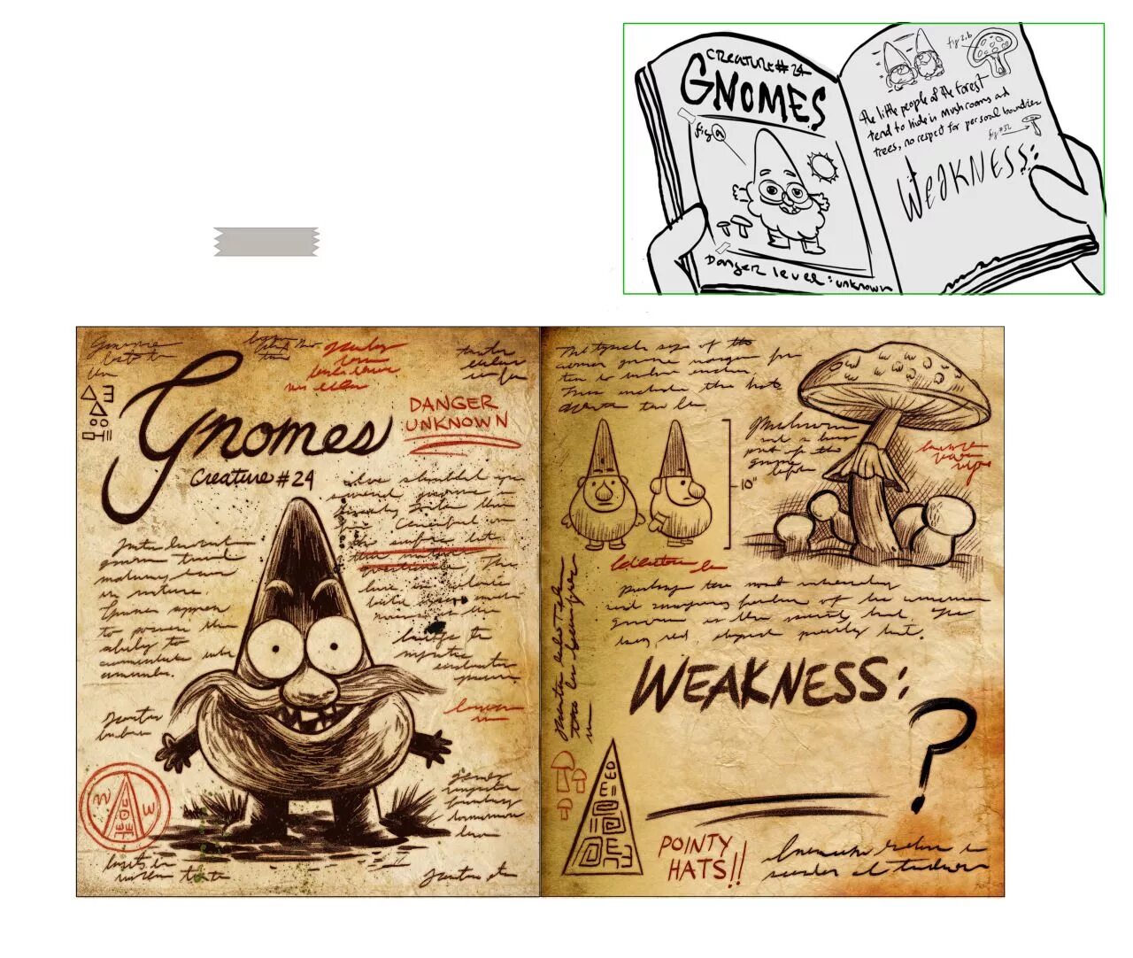 Gravity falls intriguing coloring book