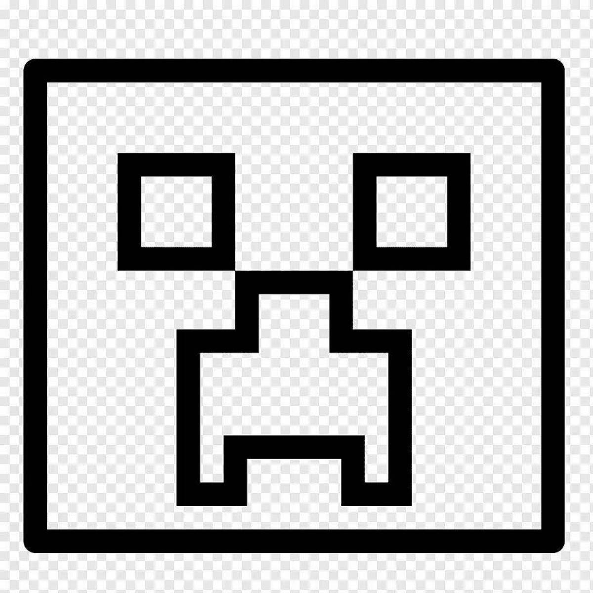 Dash cube magic geometry coloring page