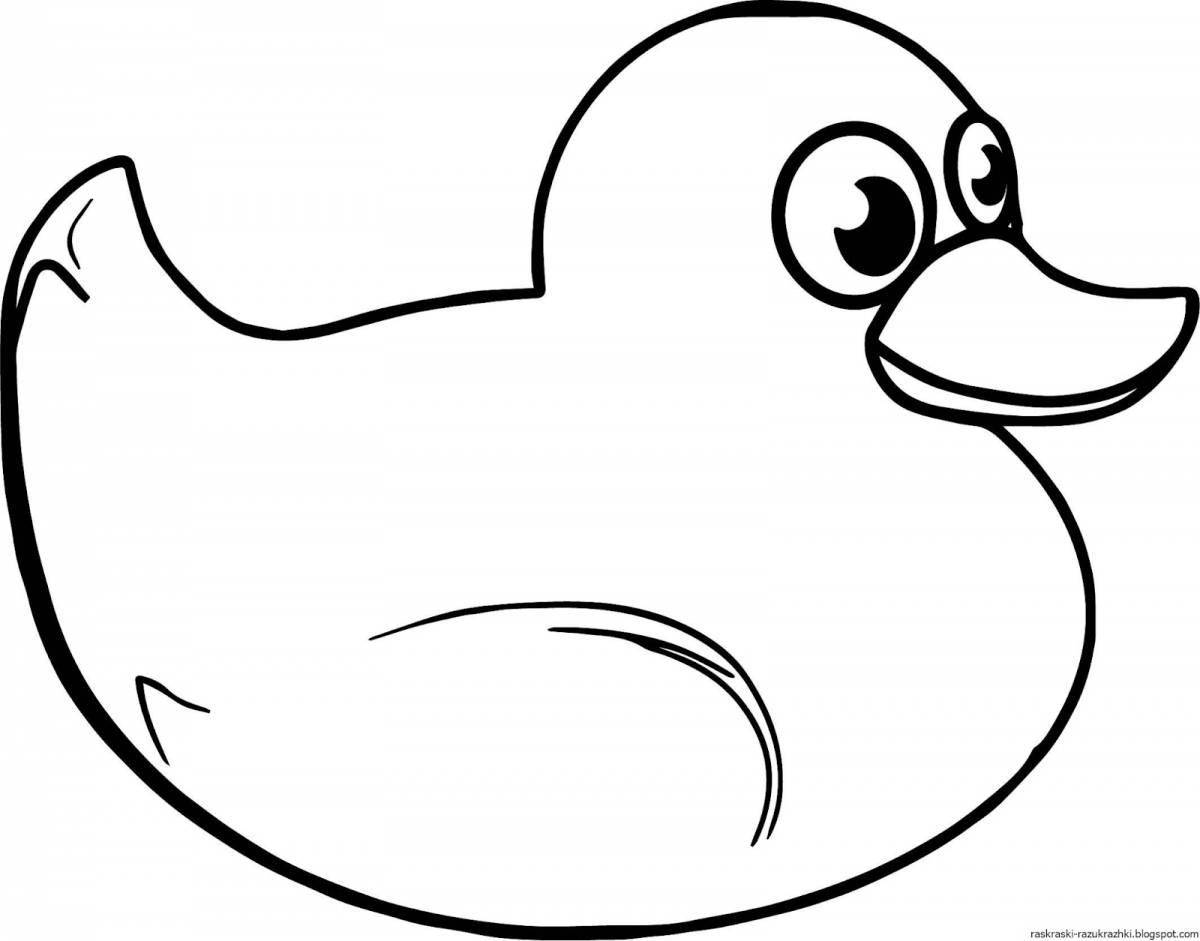 Great lalafanfan big duck coloring page
