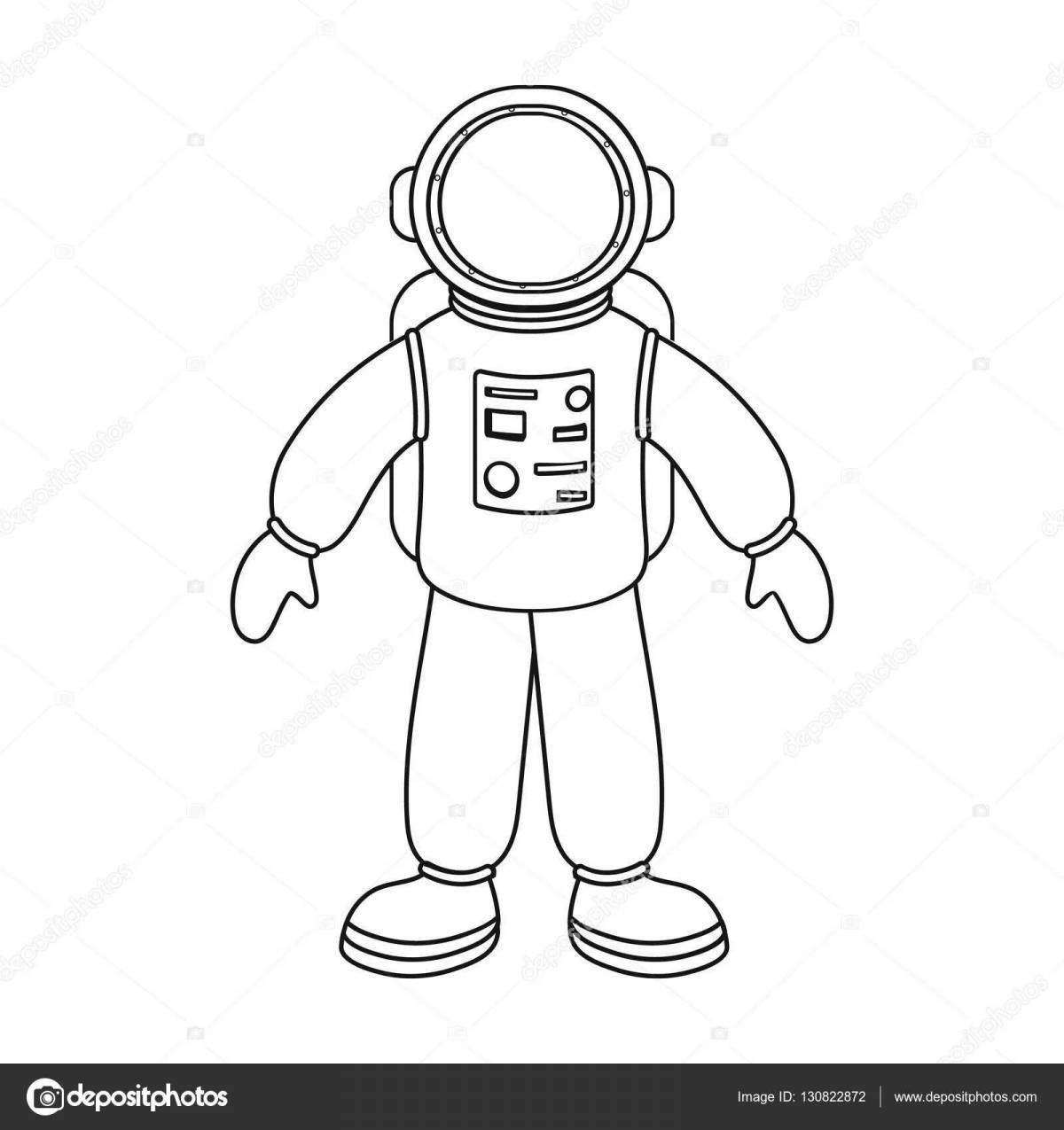 Impressive spacesuit astronaut