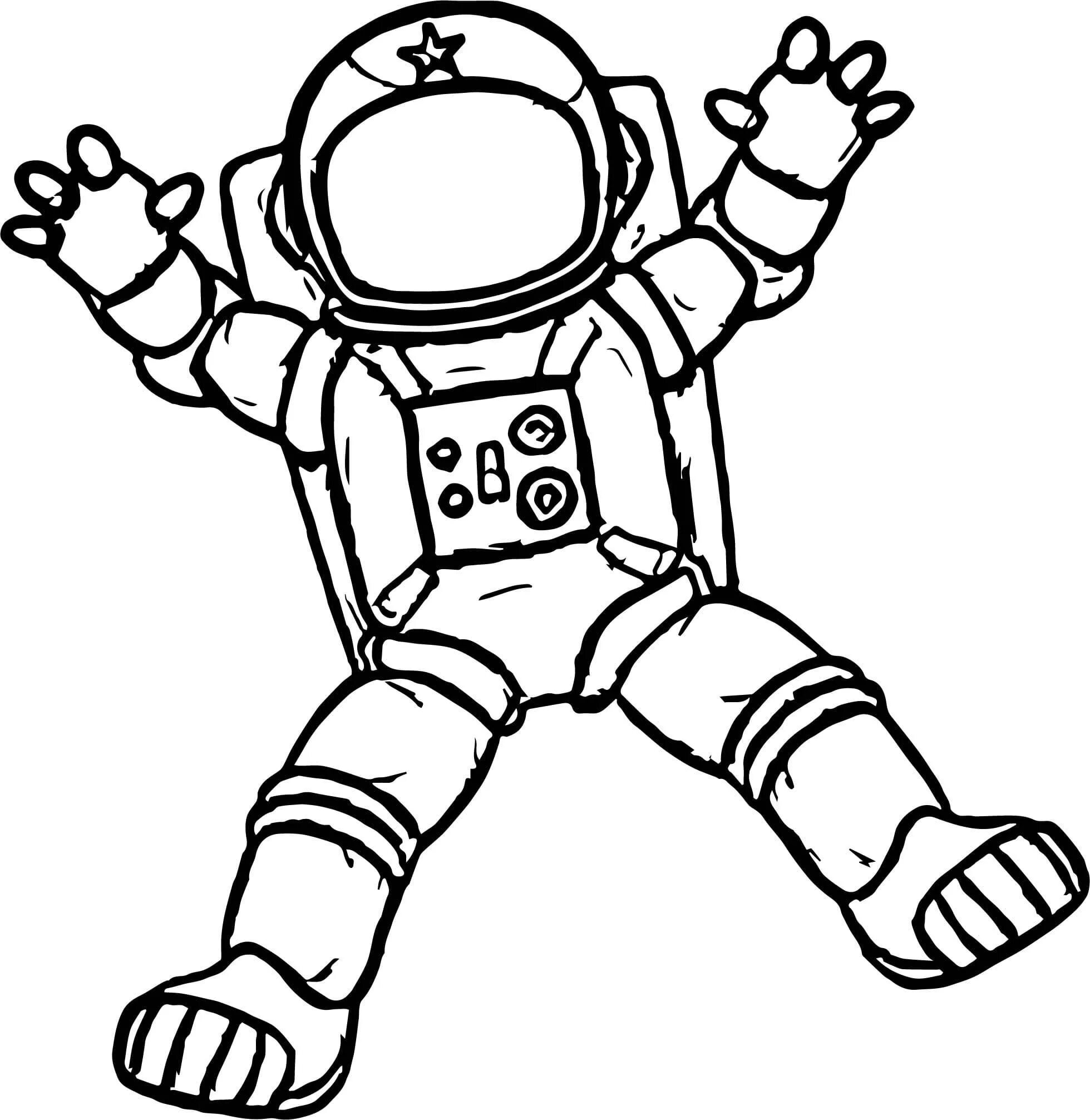 Cosmonaut in space suit #6