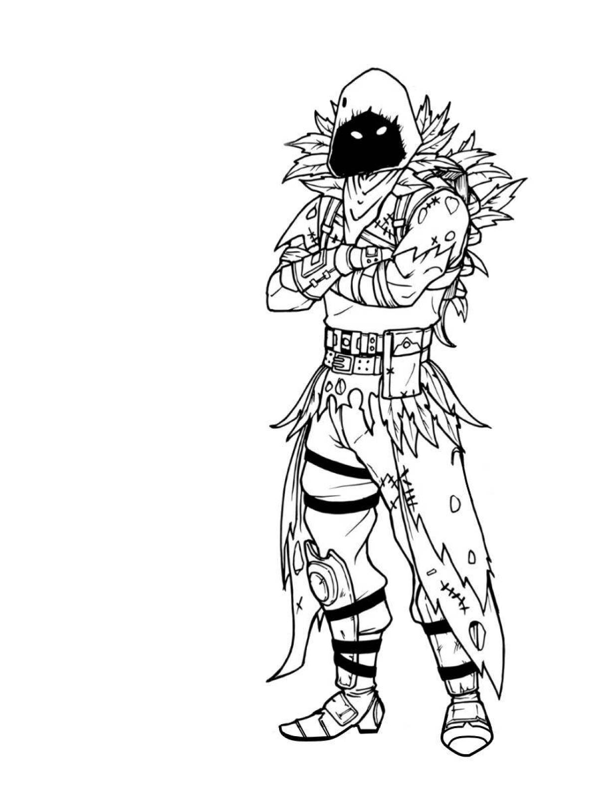 Photo Adorable fortnite coloring book for boys