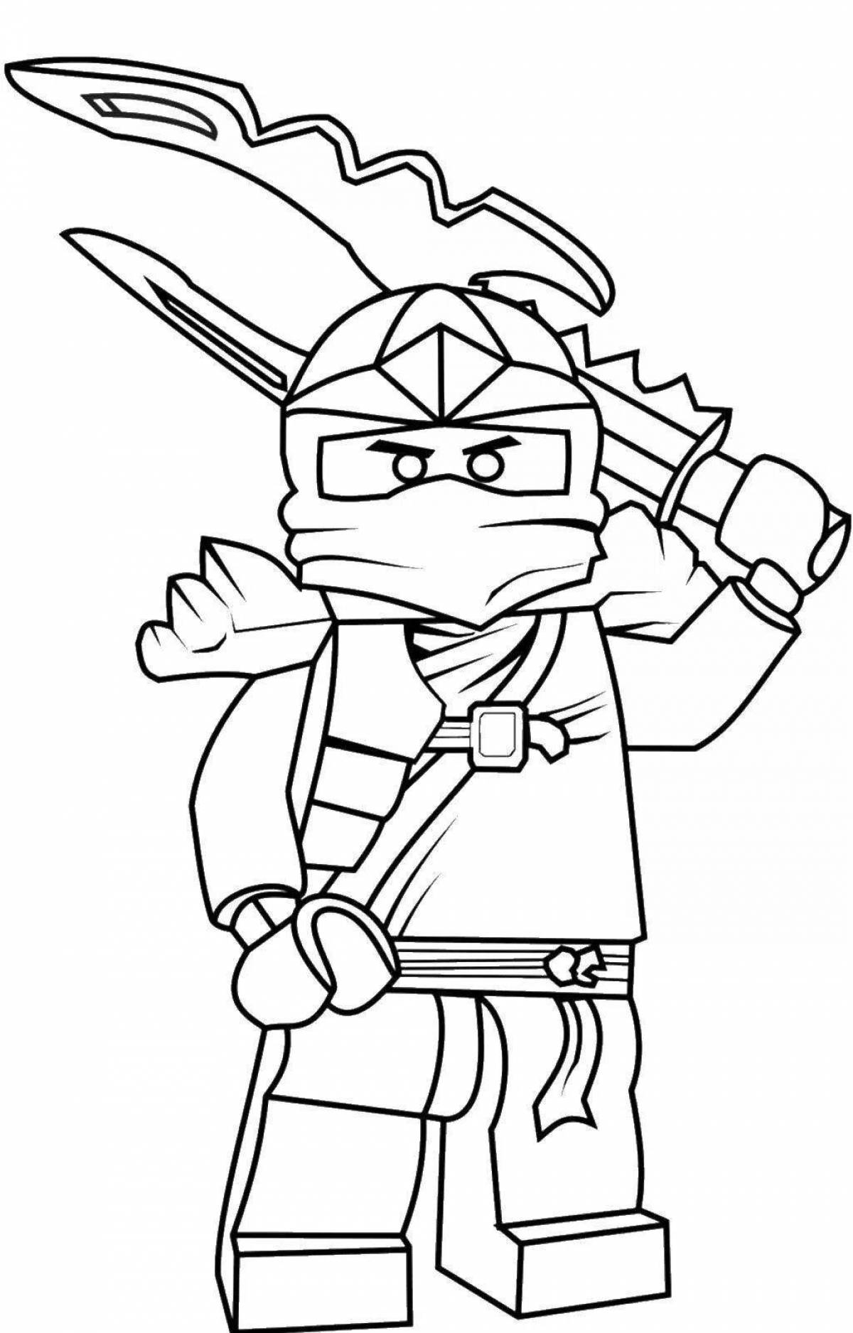 Amazing lego ninja turtles coloring pages