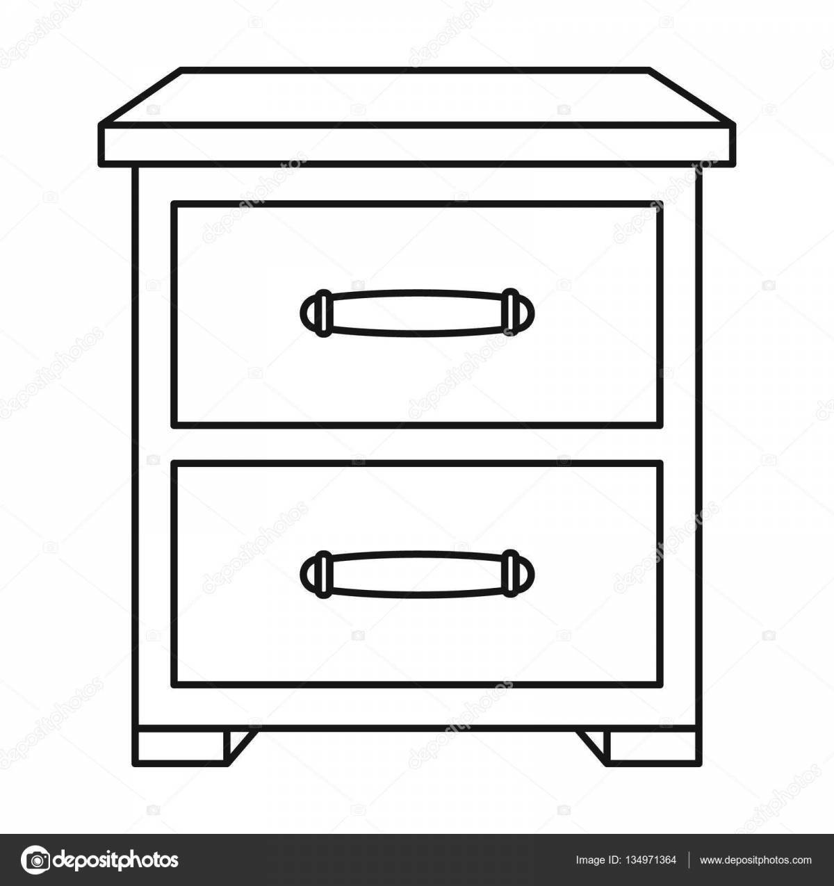 Unique bedside coloring book for kids