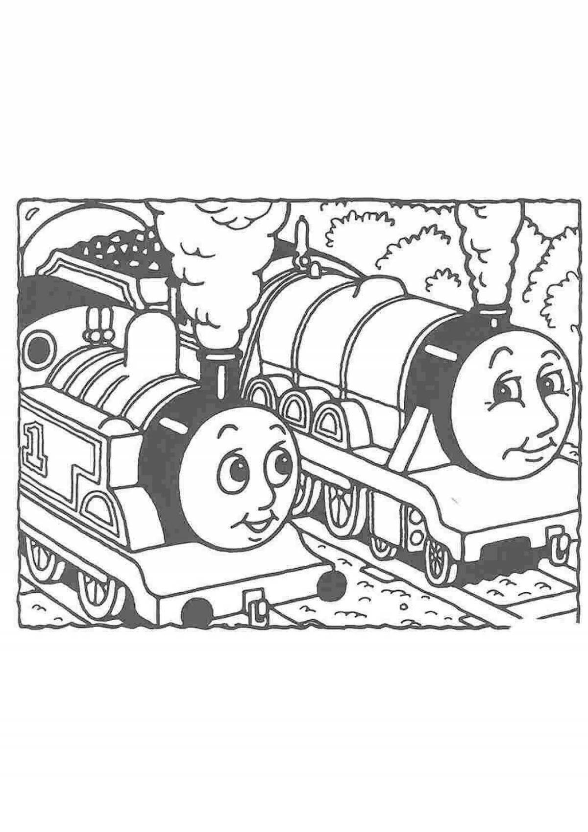 Thomas the Tank Engine: Scary Coloring Book