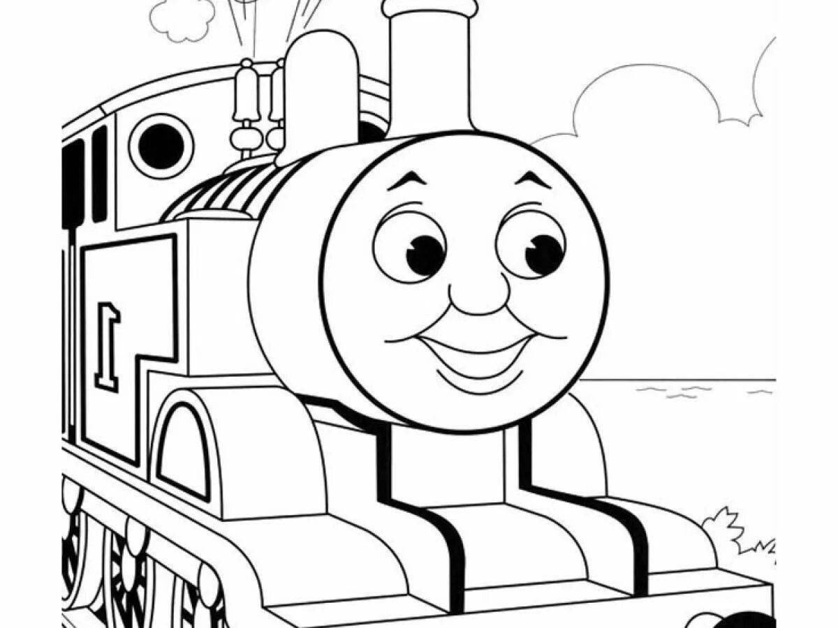 Thomas the Tank Engine coloring page