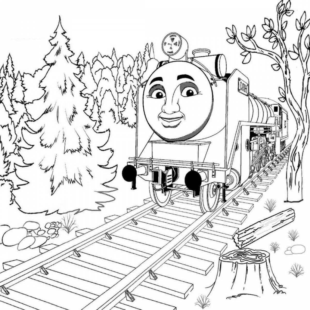 Thomas the Tank Engine Spooky Coloring Book
