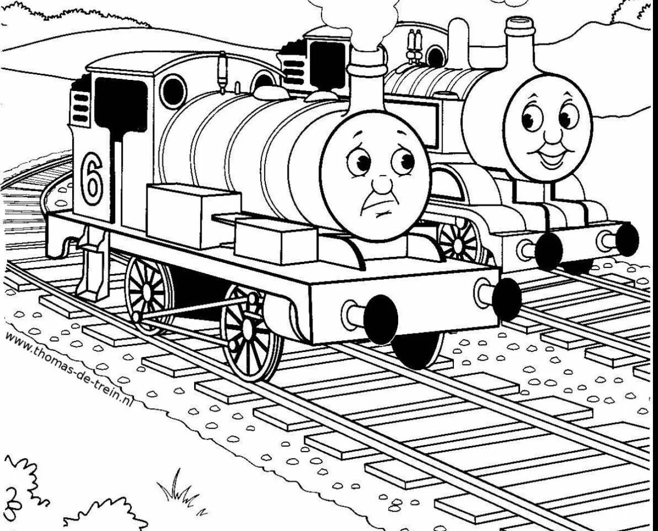 The locomotive thomas is scary #1