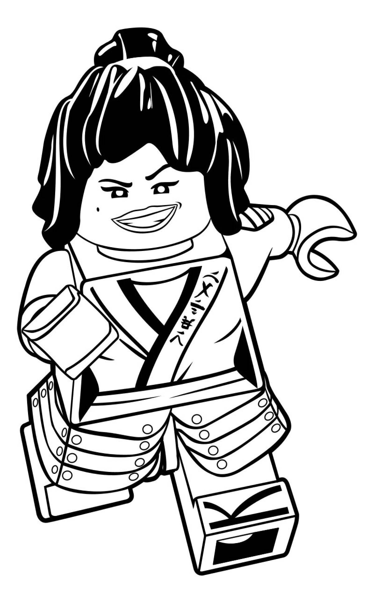 Photo Outstanding lego ninjago movie coloring page
