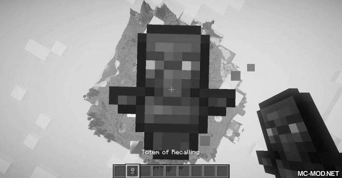 Amazing totem of immortality minecraft coloring page