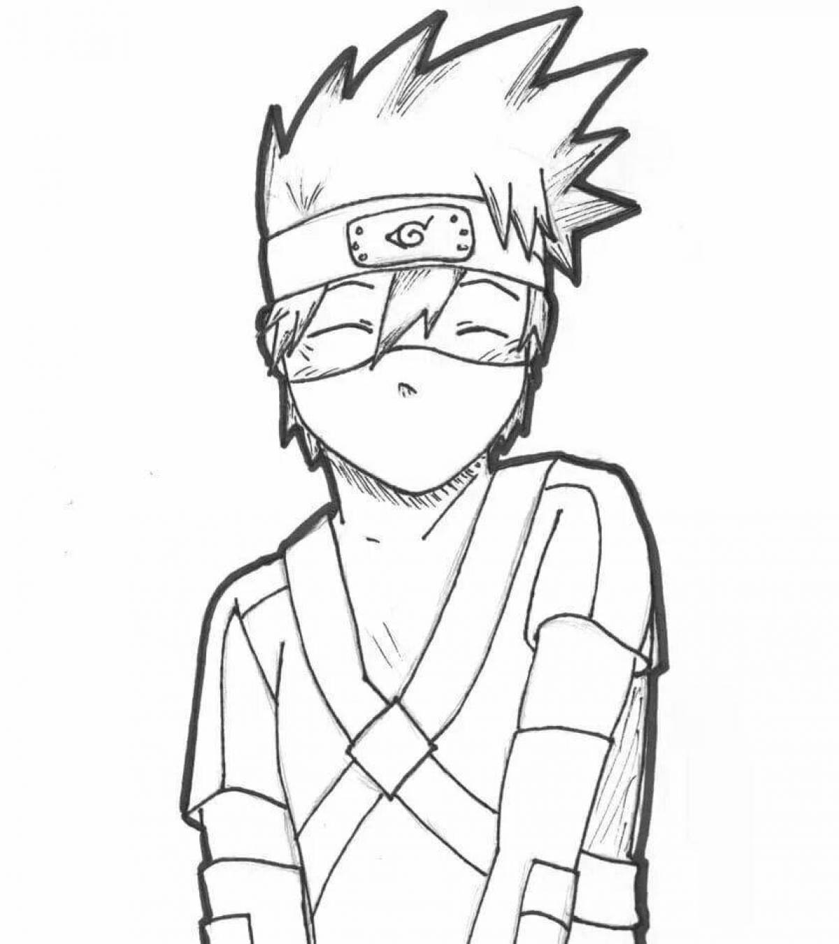 Fine coloring anime naruto lungs