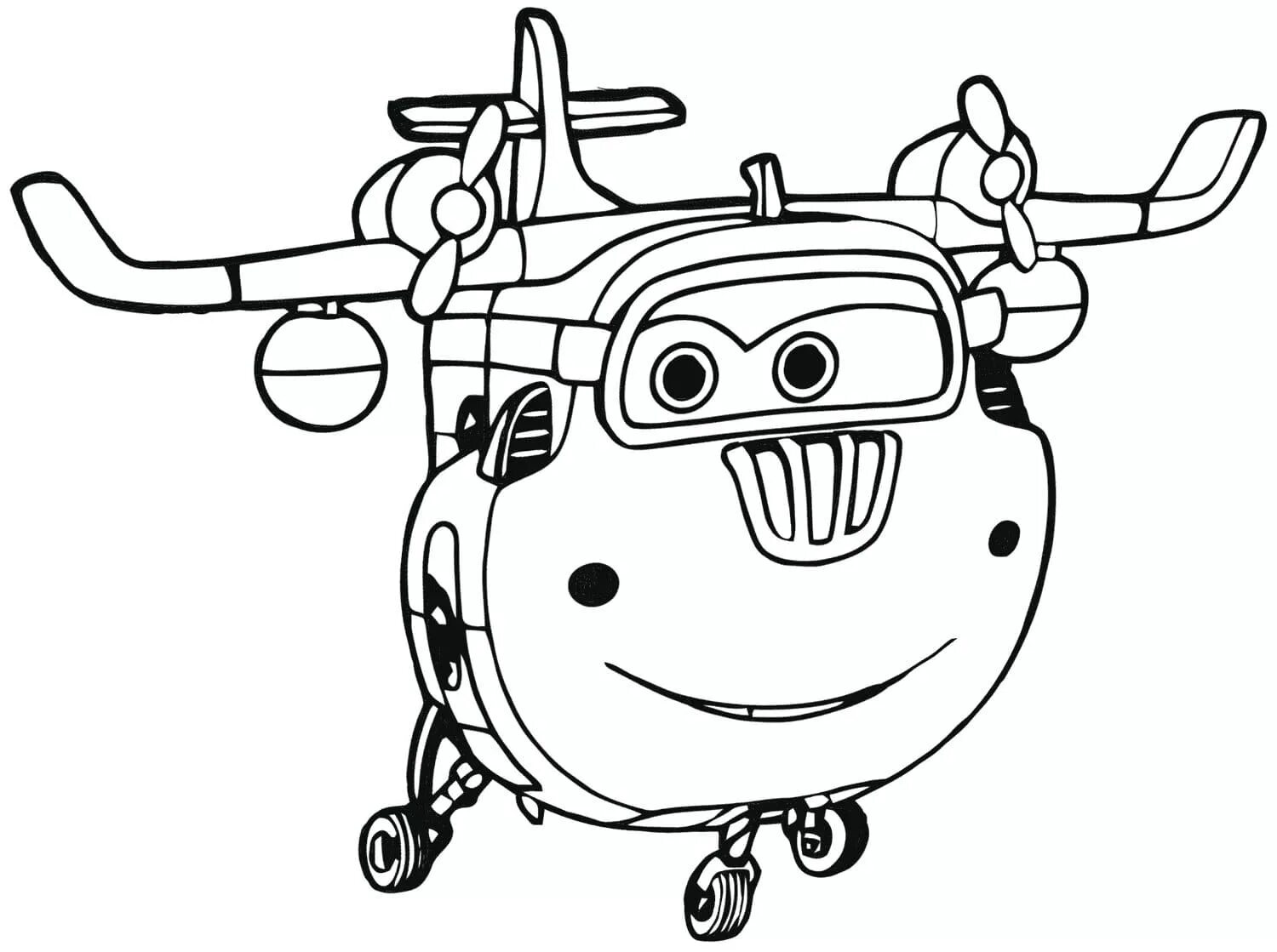 Cool donny super wings coloring page