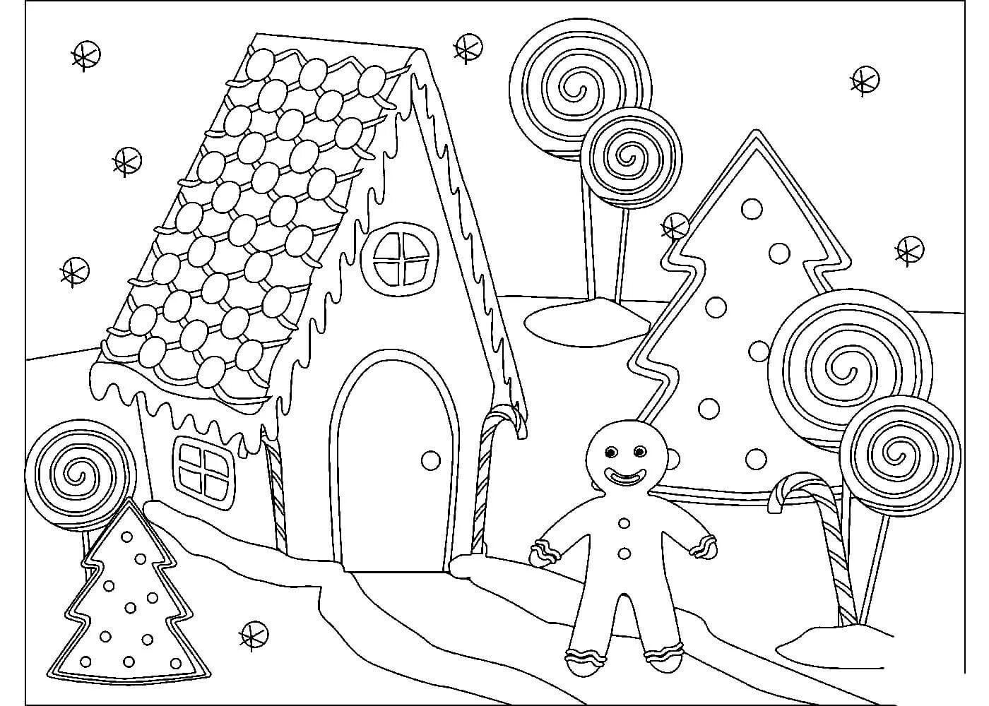 Christmas gingerbread house #3