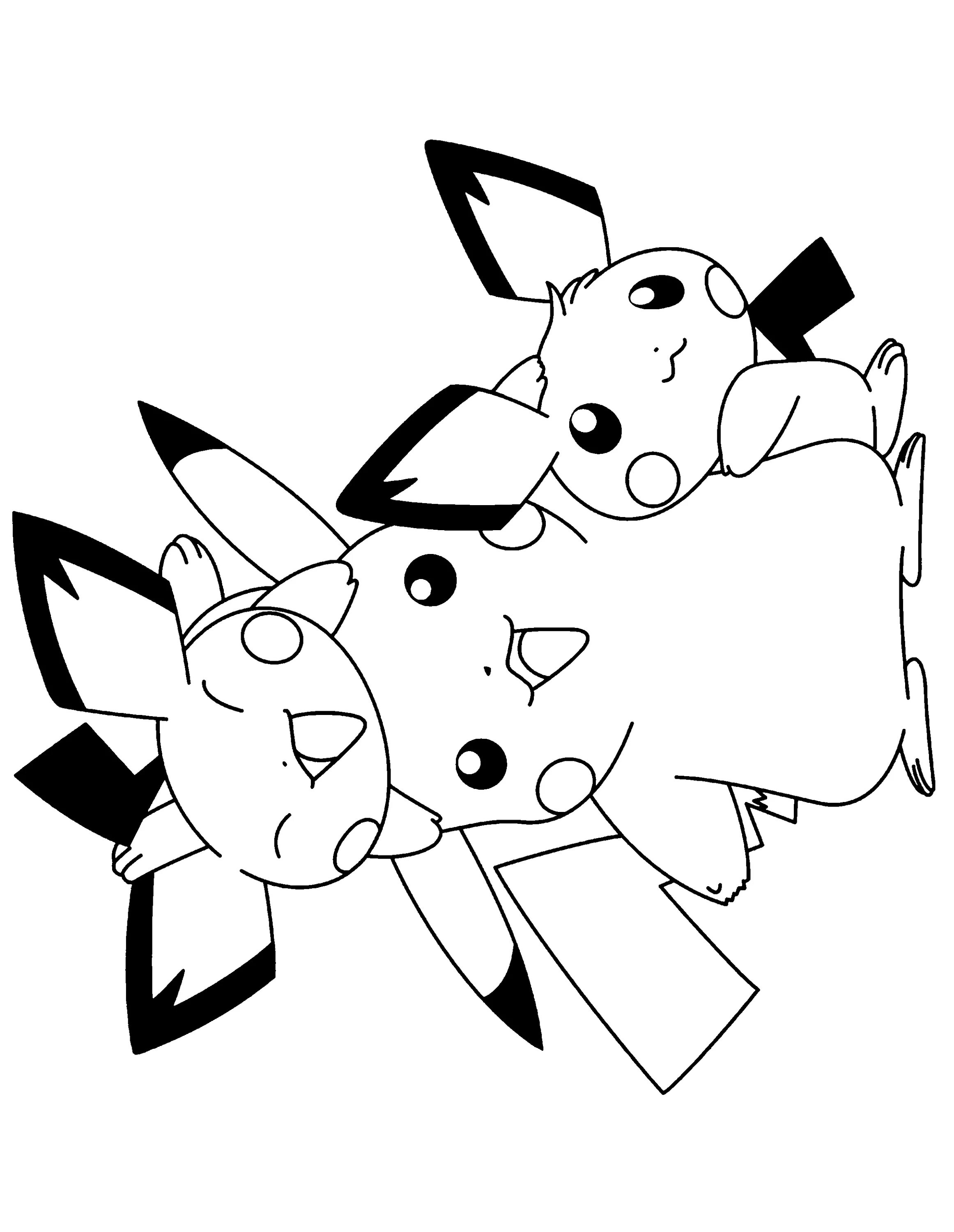 Invitation pikachu coloring book