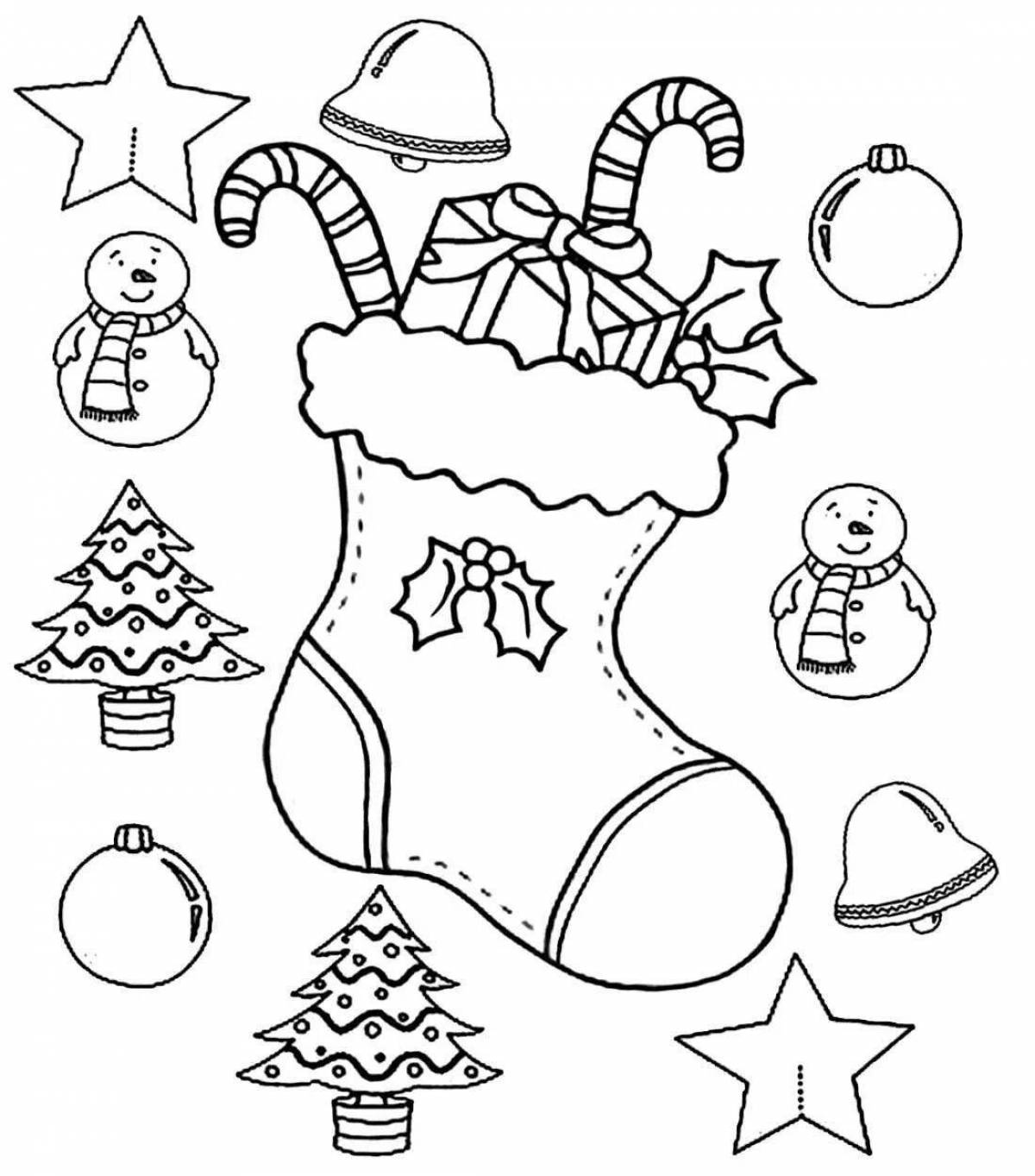 Gorgeous Christmas coloring book
