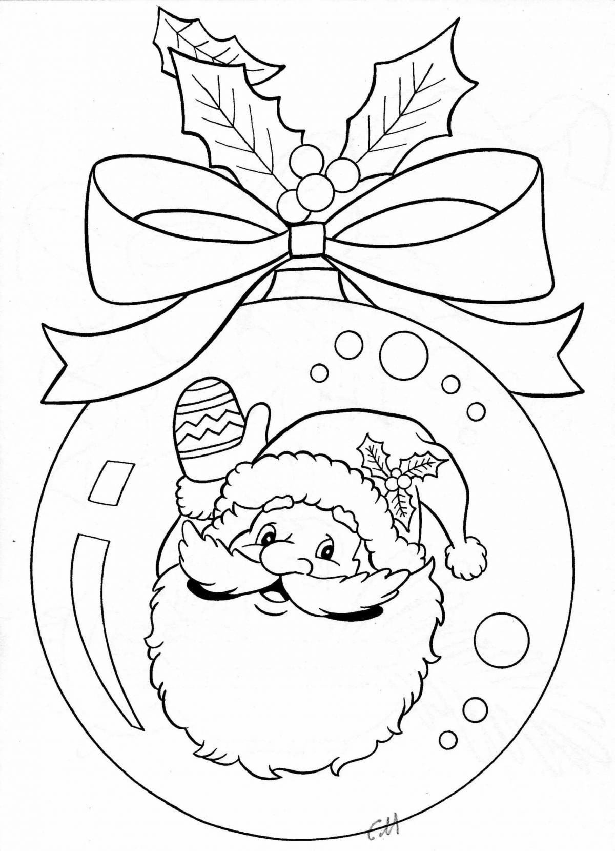 Great christmas coloring book