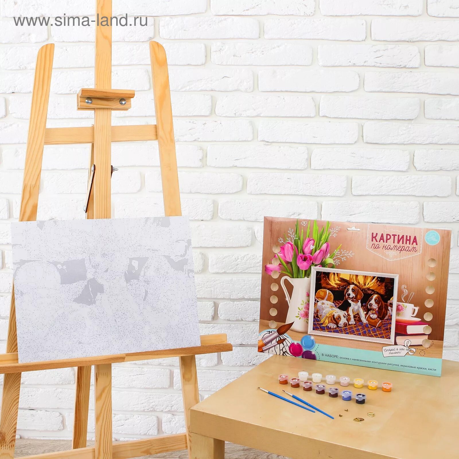 Раскраска Креативная раскраска по номерам без подрамника