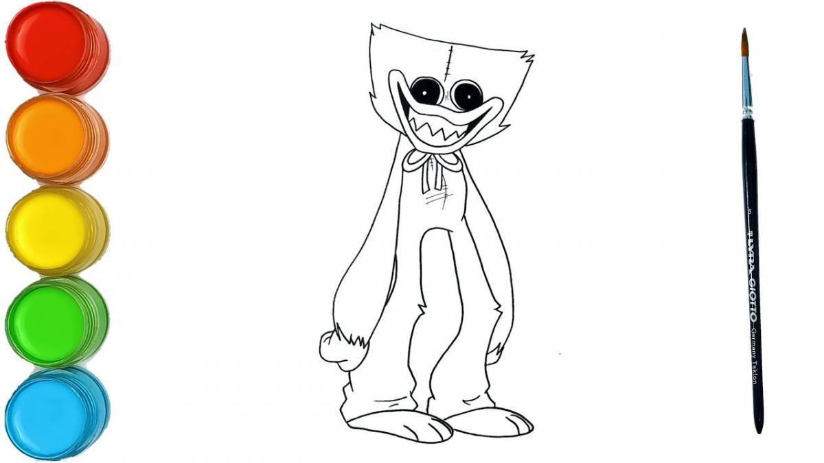 Как нарисовать хаги ваги и киси миси легко