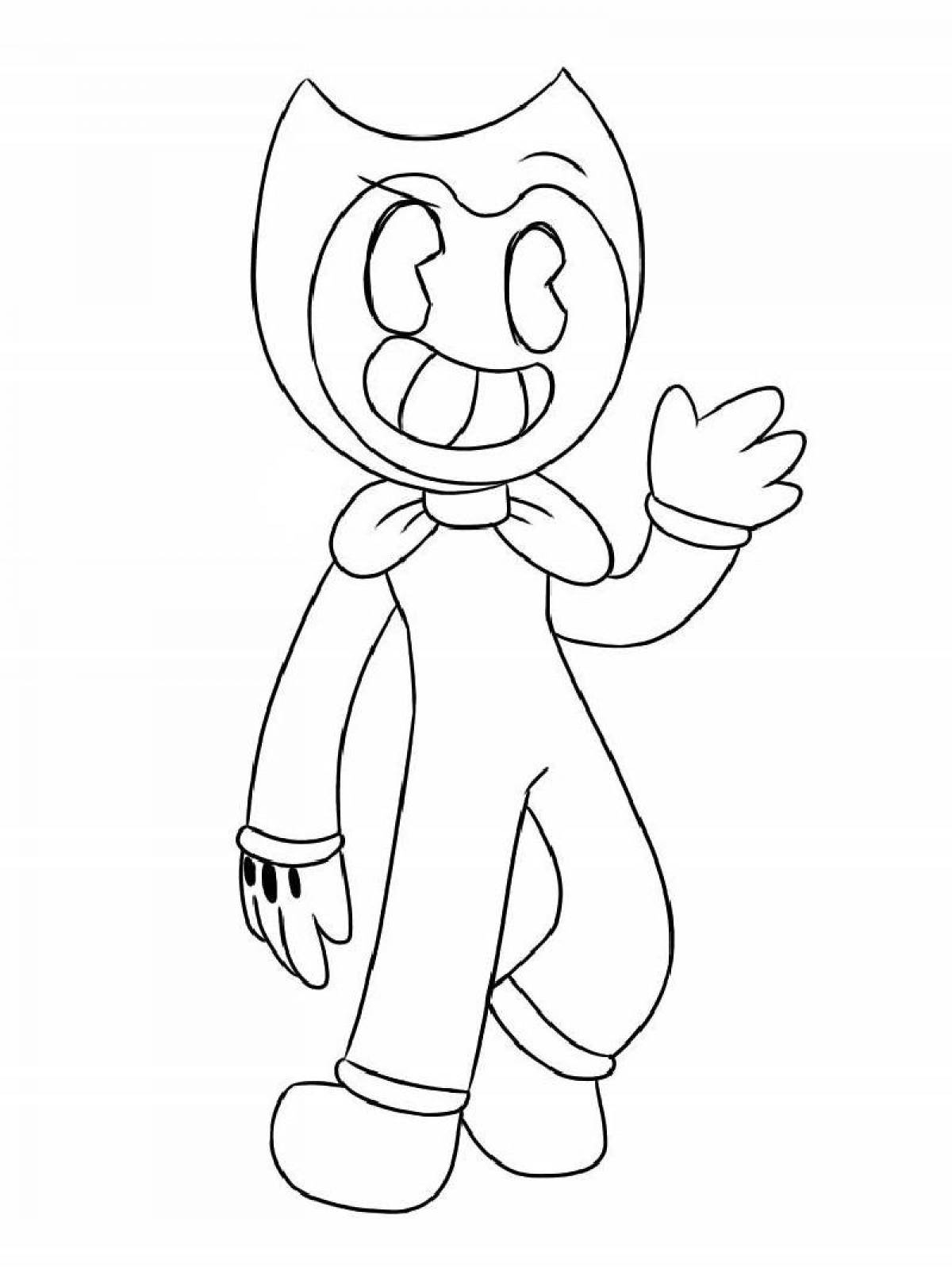 Fancy coloring bendy