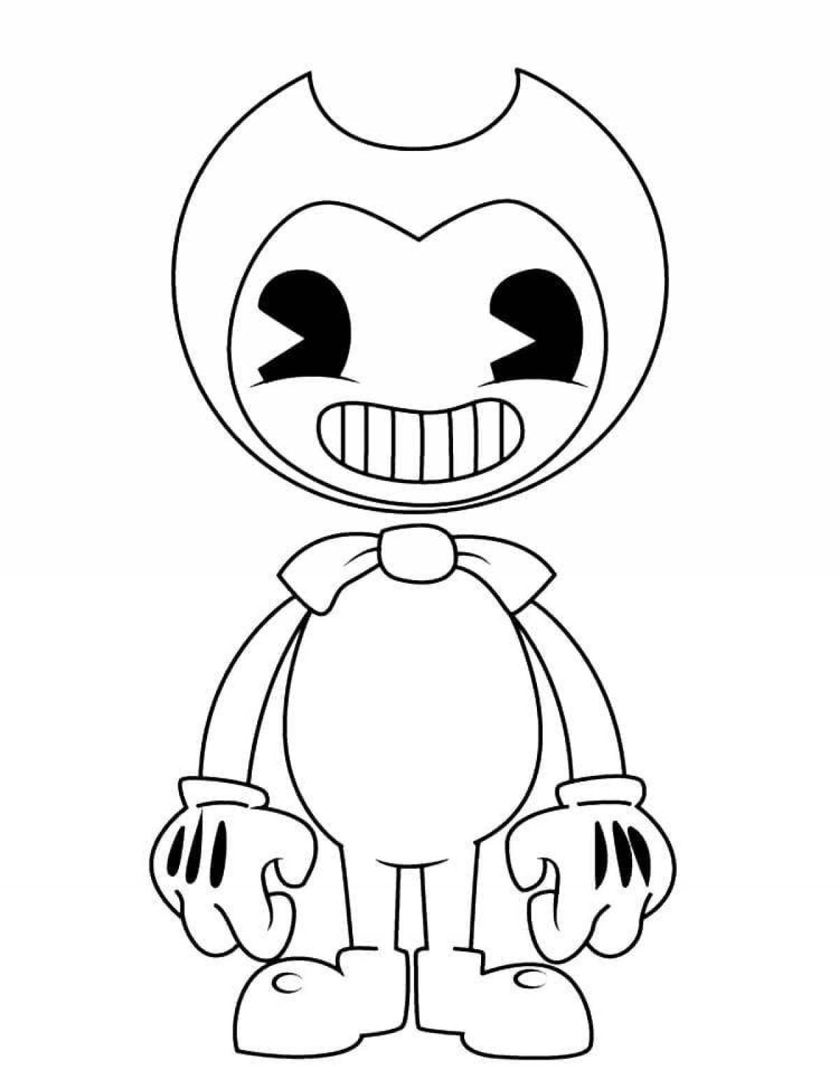 Coloring page nice bendy