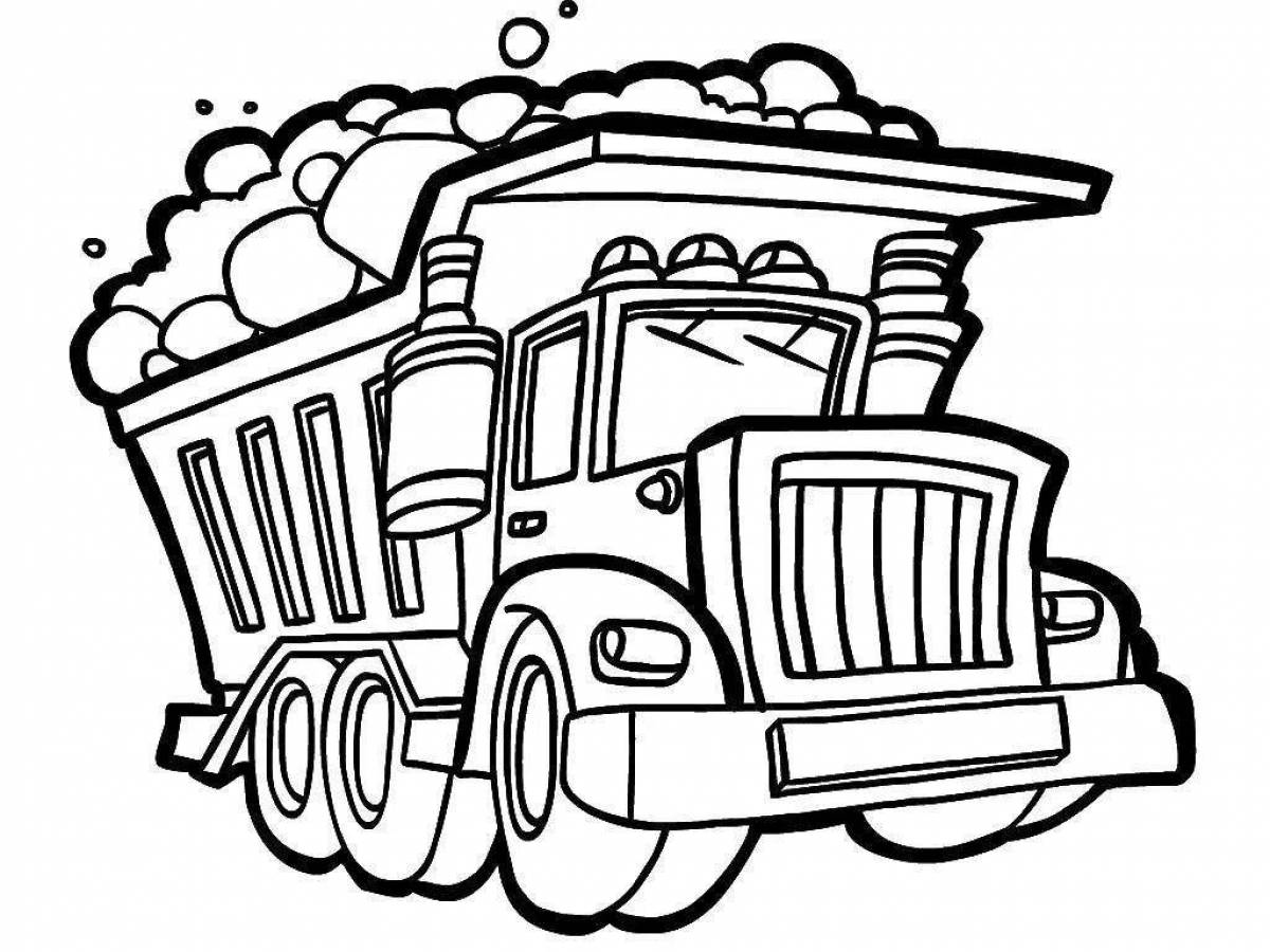 Great transport coloring book