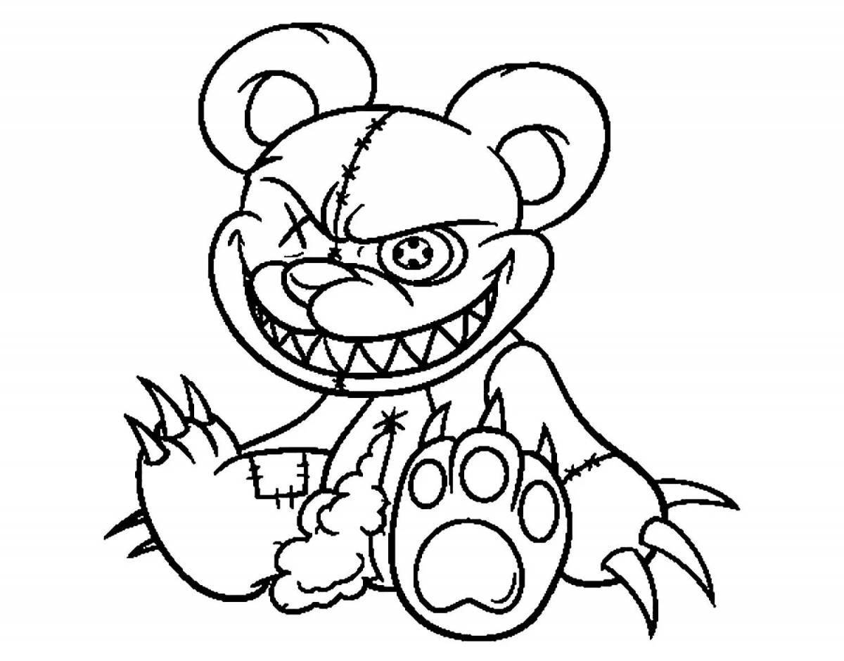 Freddy the amazing bear coloring book