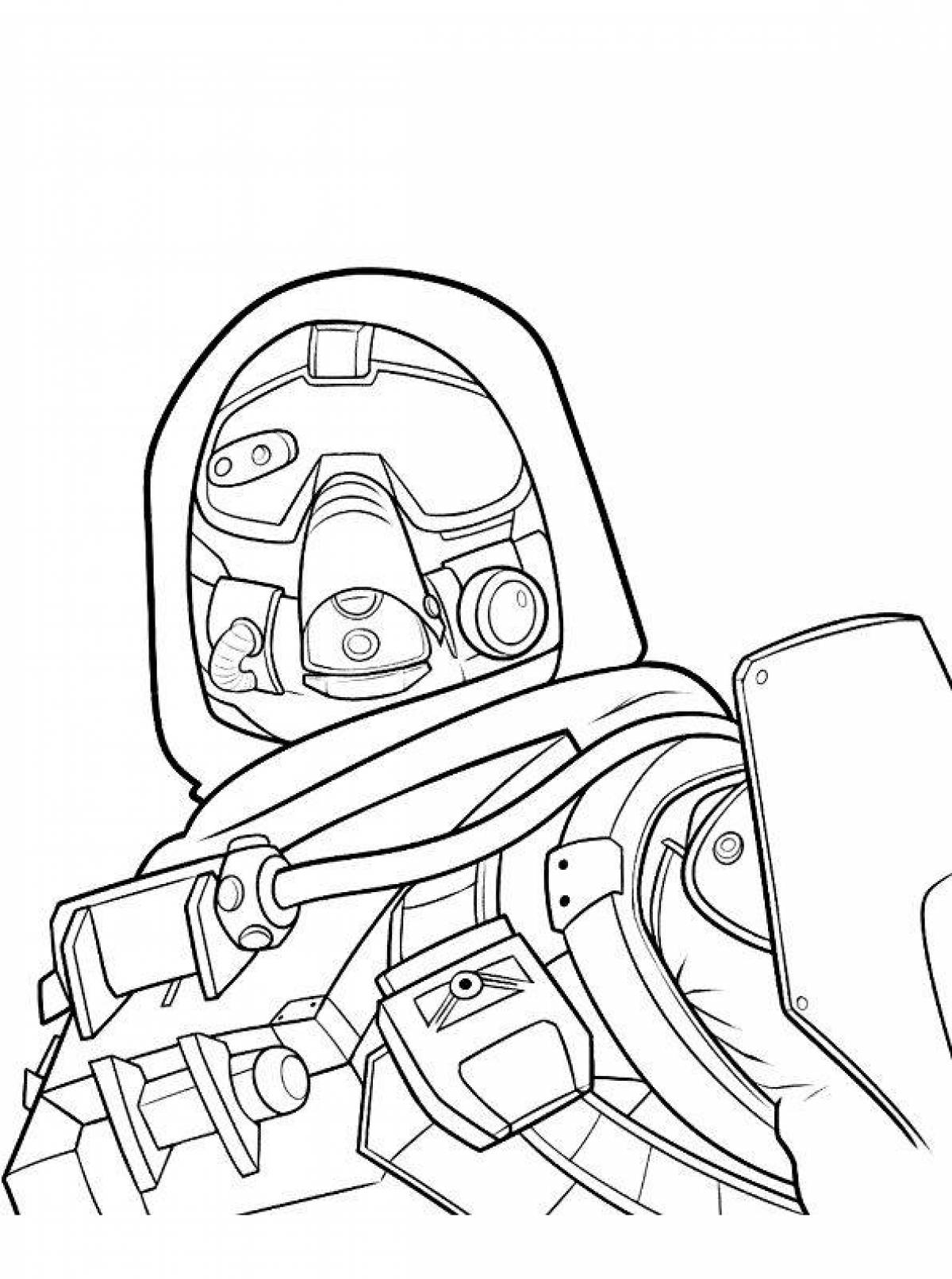 Amazing standoff 2 coloring page