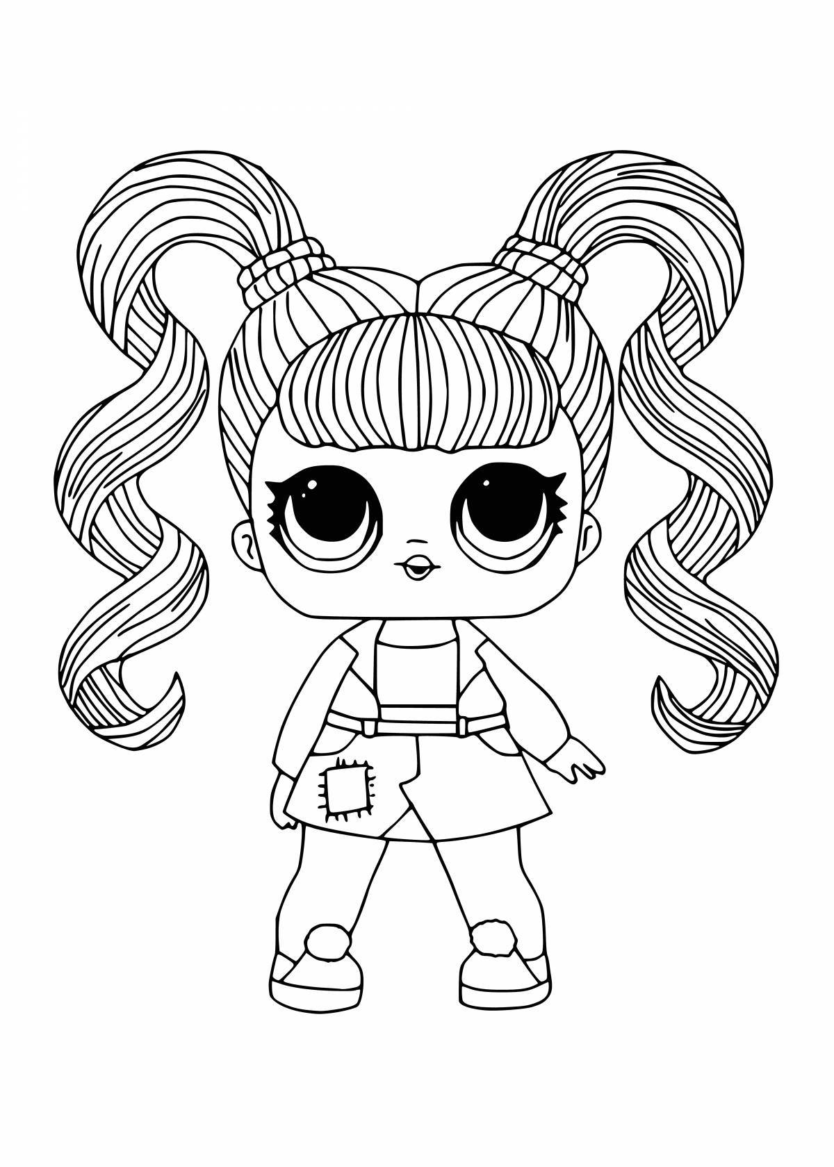 Tempting lol doll coloring book for kids