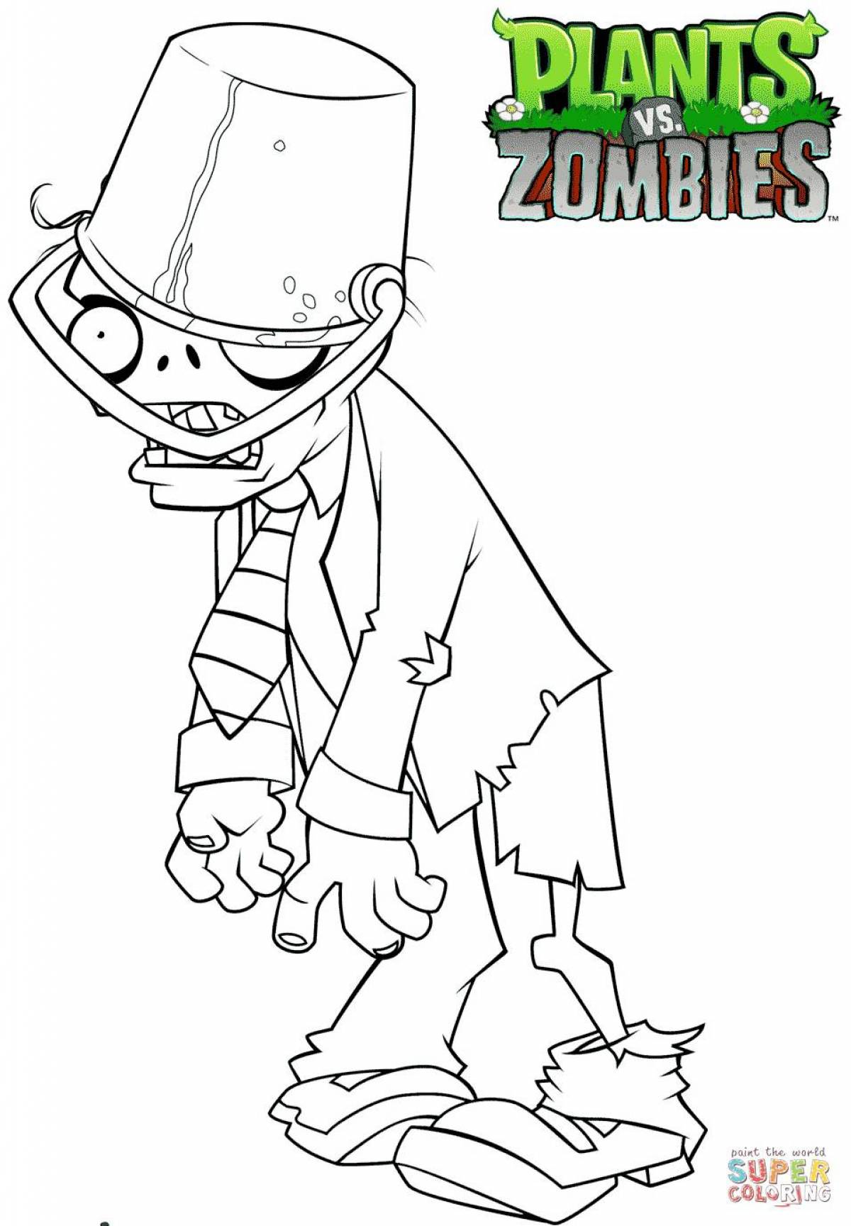 Ugly zombie coloring book