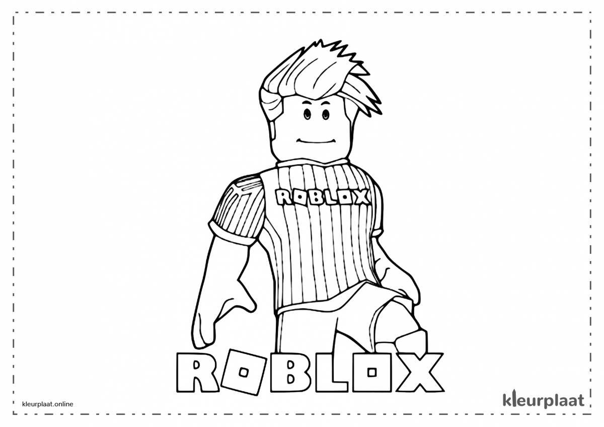 Roblox dors fun coloring book