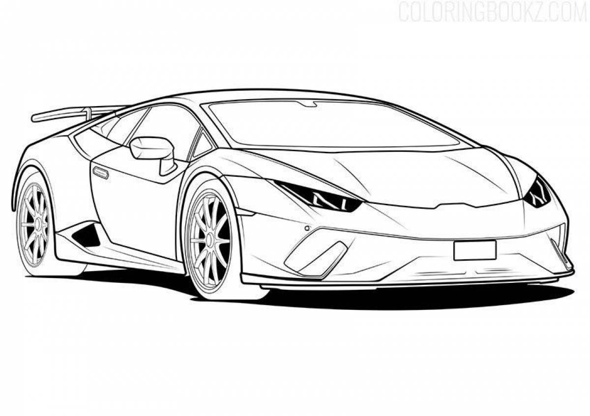 Sweet lamba coloring page