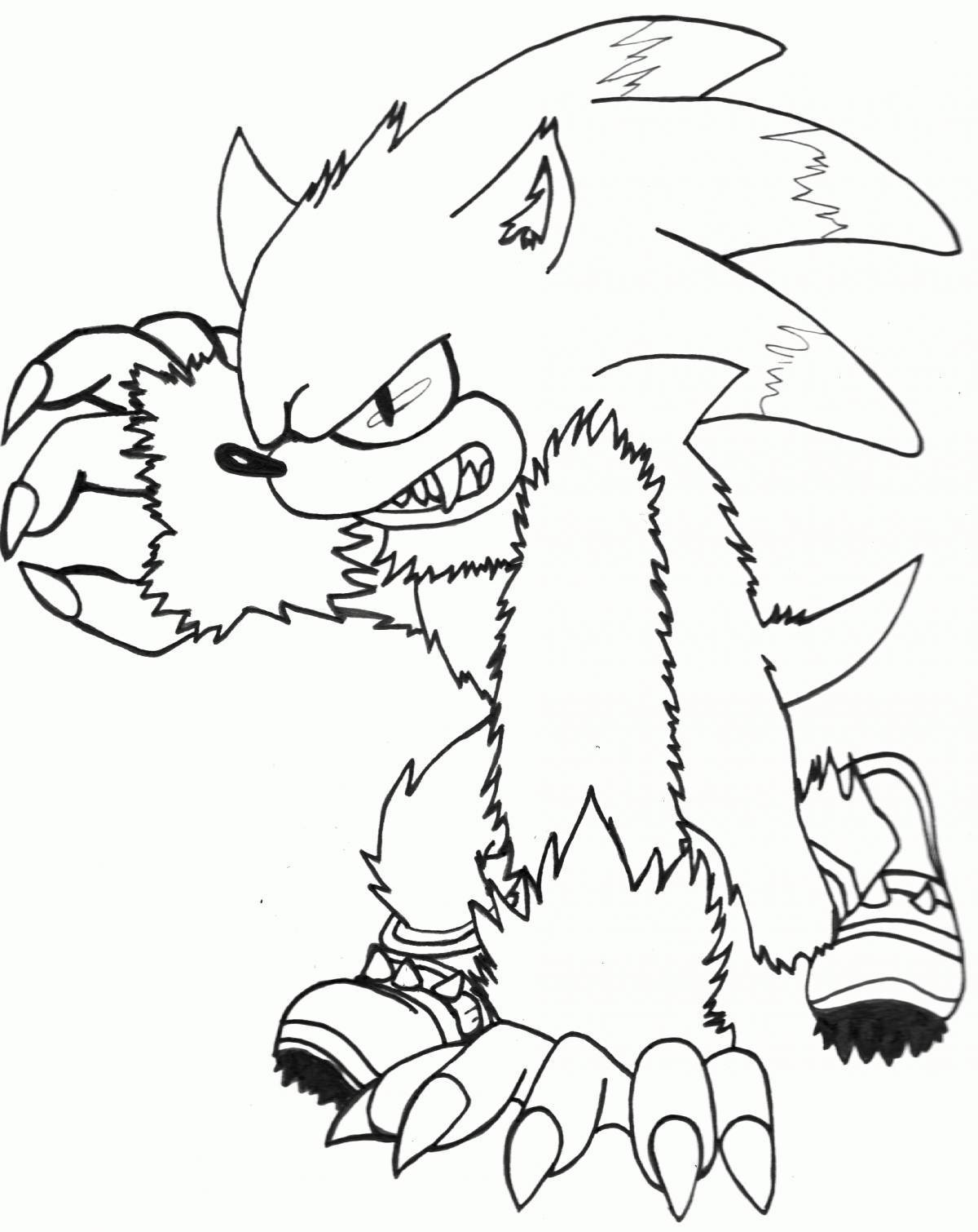 Sonic.exe fun coloring