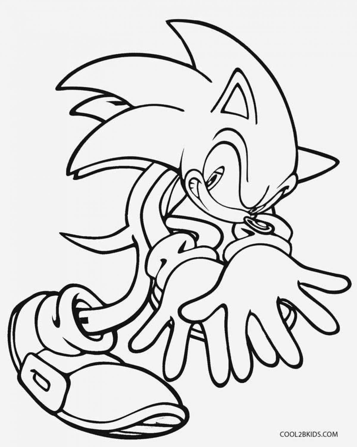 Playful coloring sonic.exe