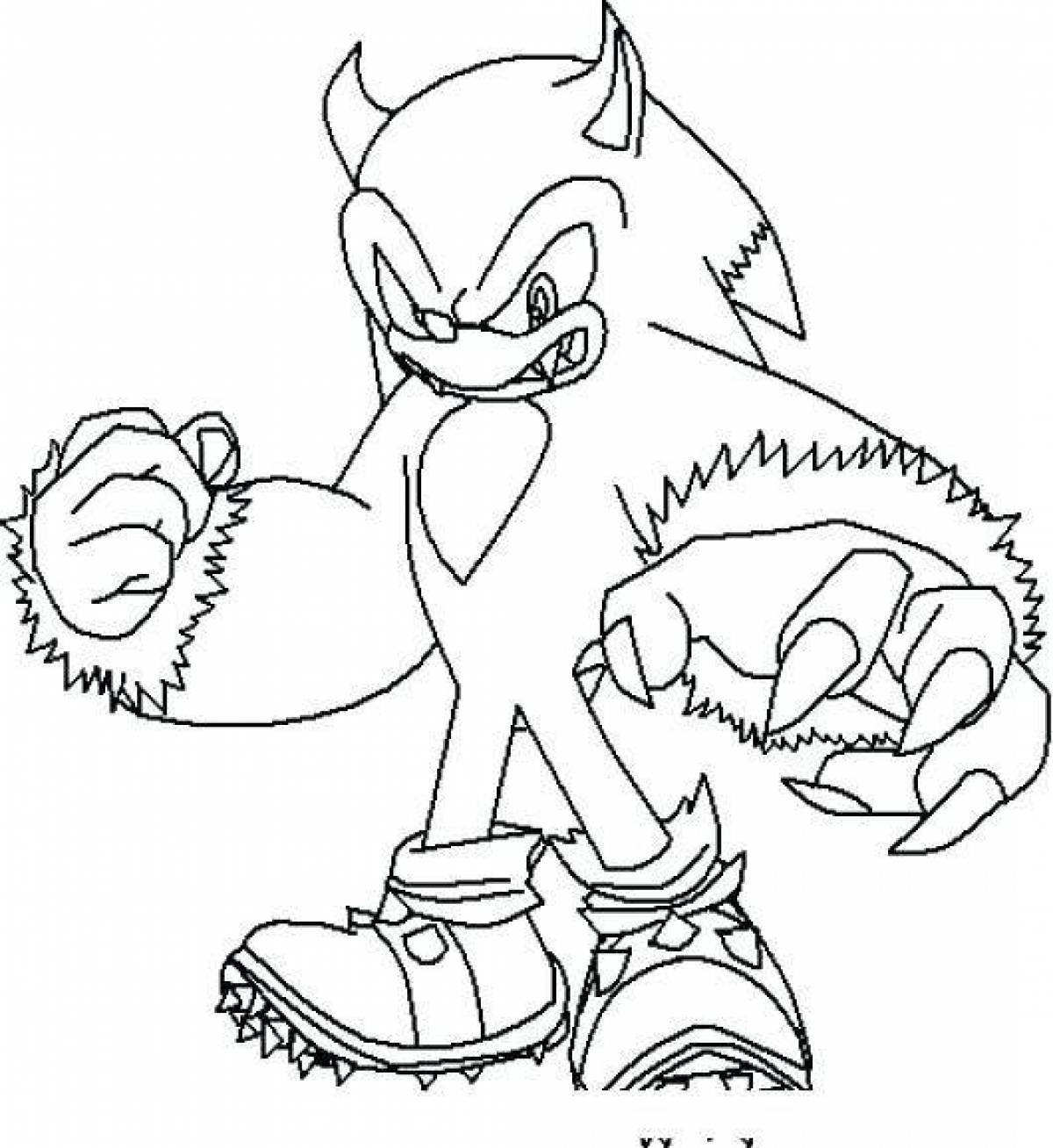 Great coloring sonic.exe