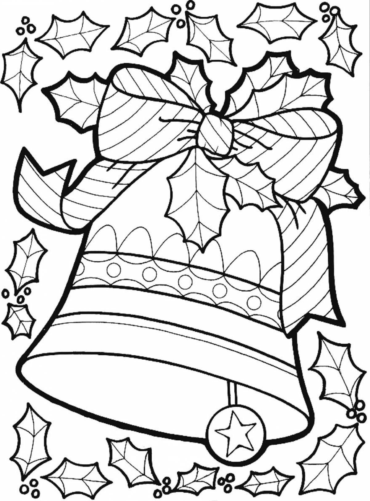 Adorable Christmas coloring book