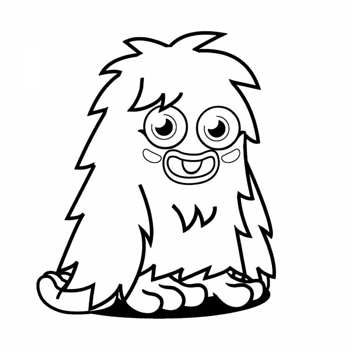 Sinister monsters coloring pages