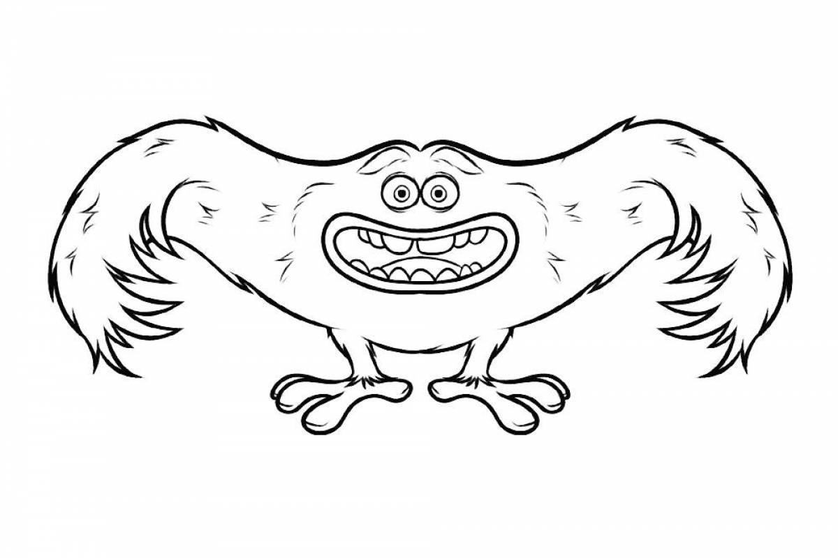 Fun coloring pages of monsters