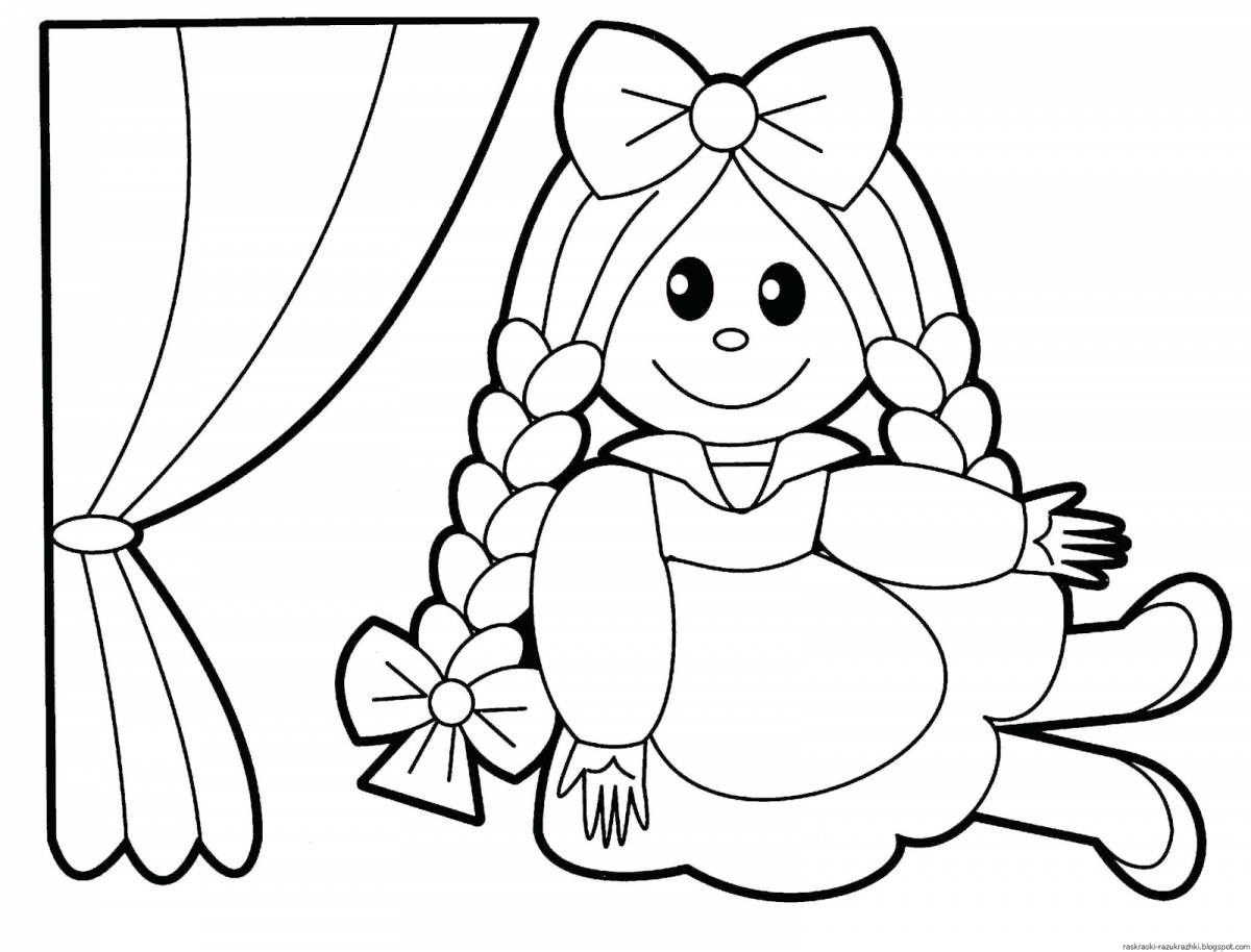 Great coloring book for girls 4 years old