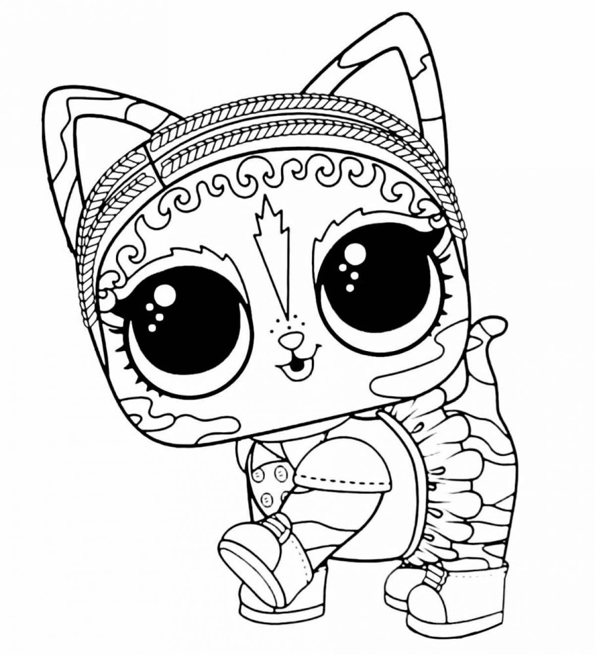 Lol pets coloring page