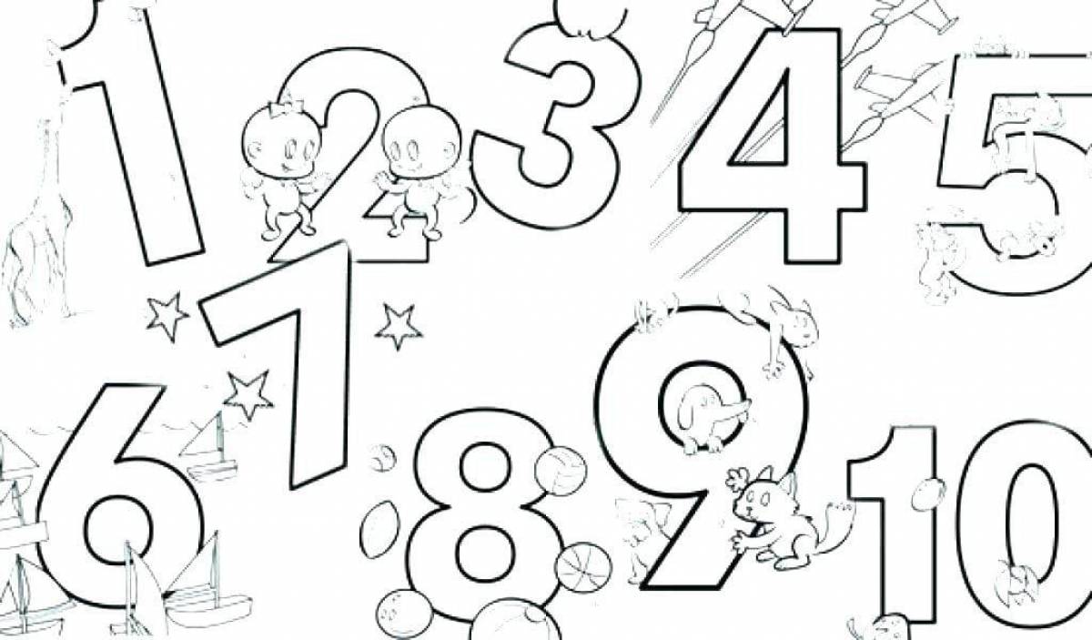 Numbers for kids #10