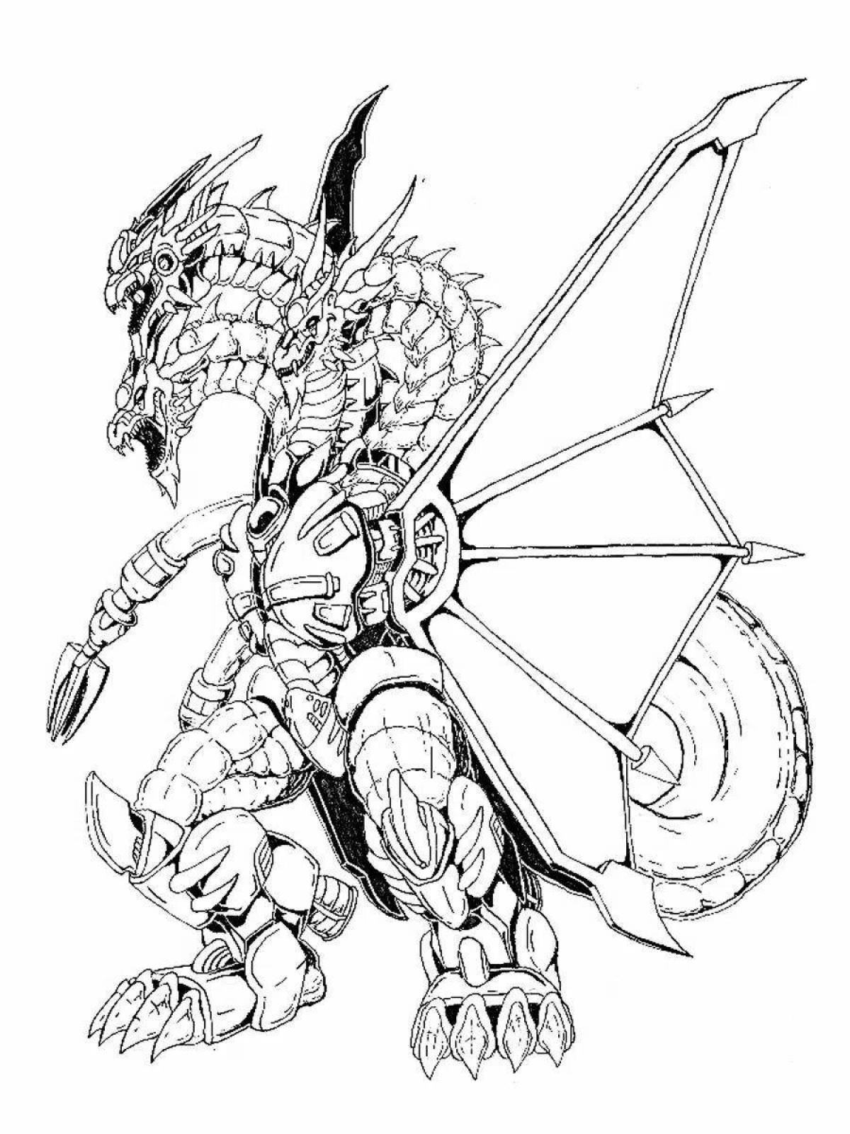 King adora godzilla coloring pages