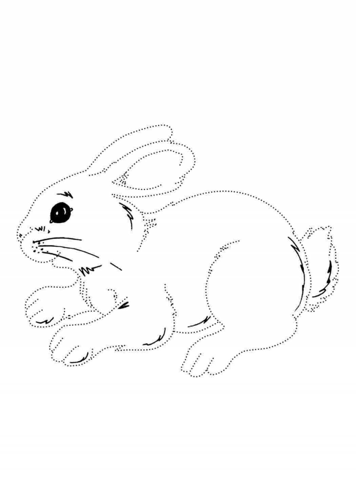 Зайчик рисунок