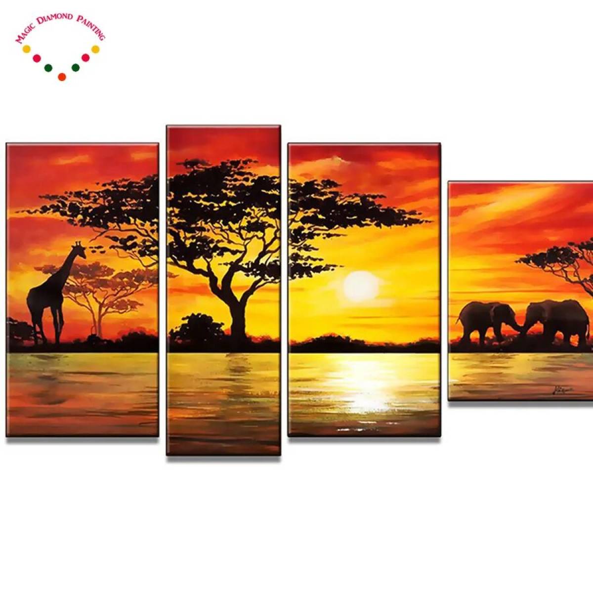 Раскраска Причудливая раскраска по номерам без подрамника