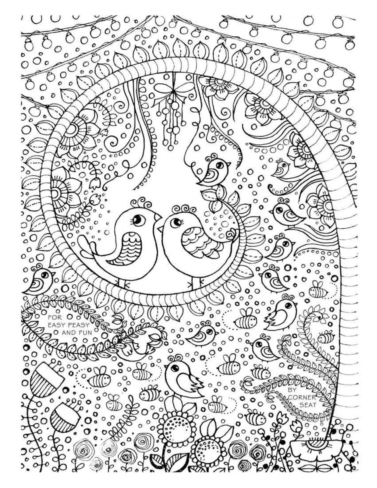 Magic relaxation coloring book for kids