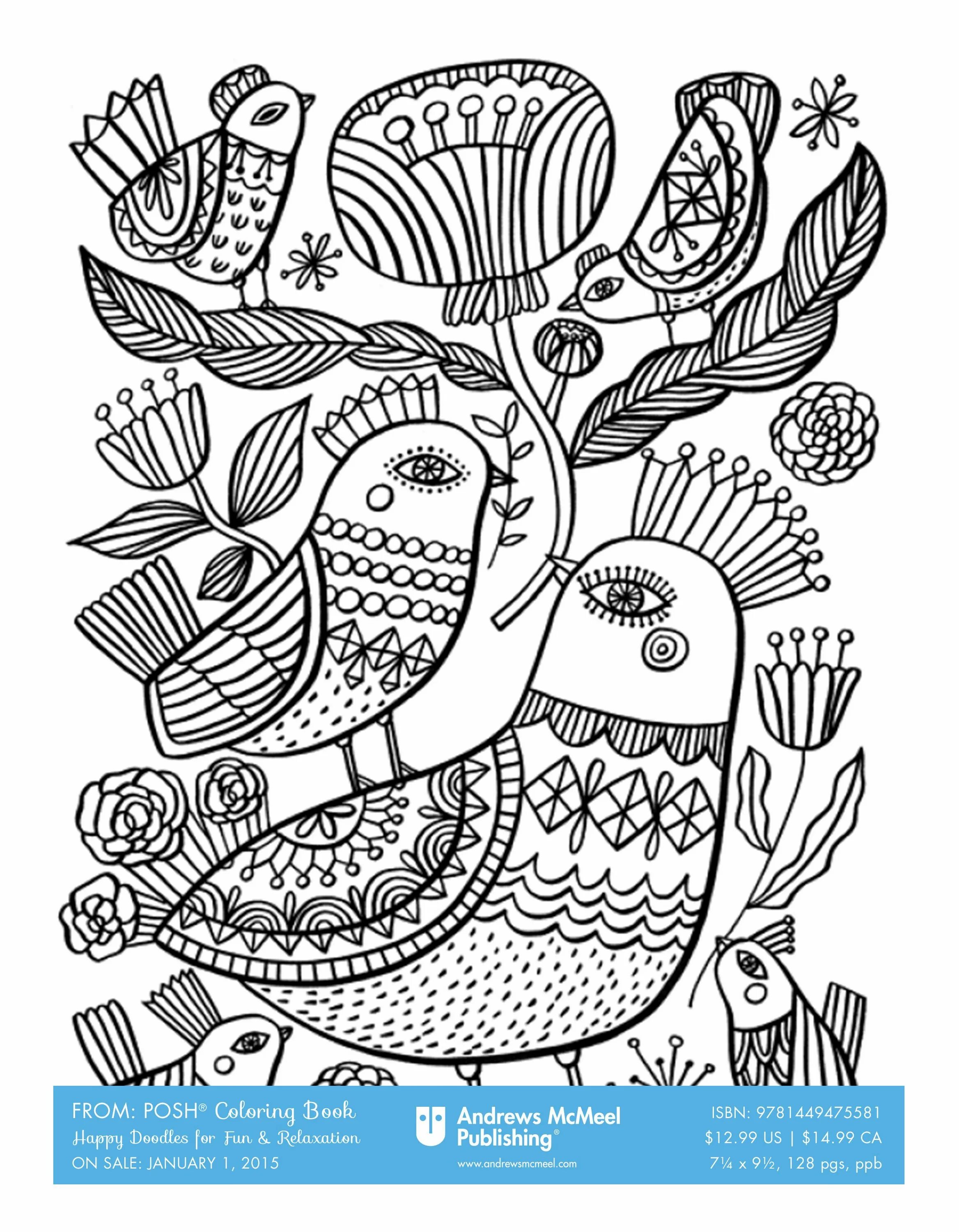 Great relaxation coloring book for kids