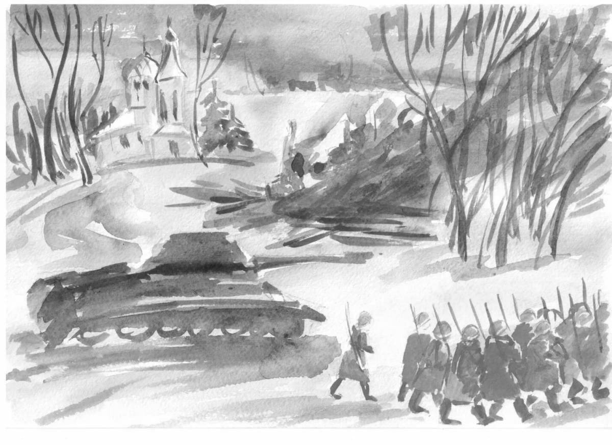 Great liberation of the city from the Nazis