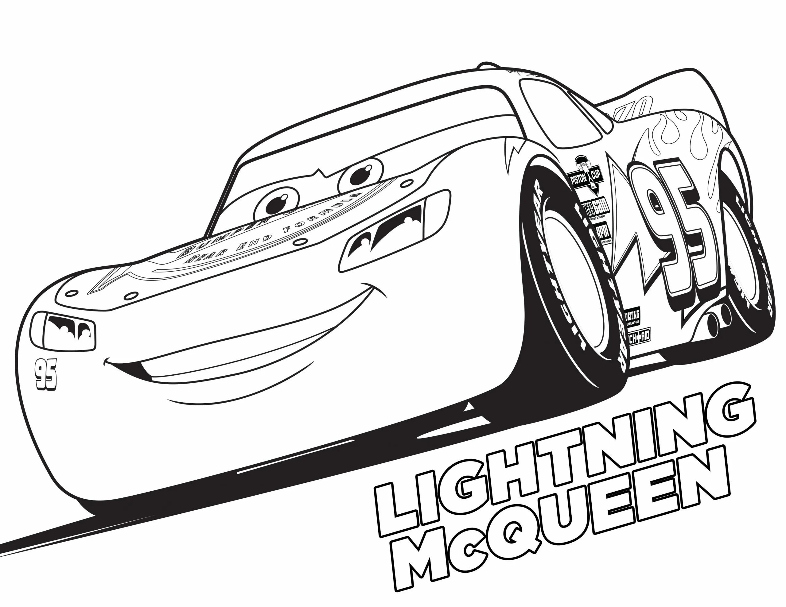 Macqueen's great car coloring pages