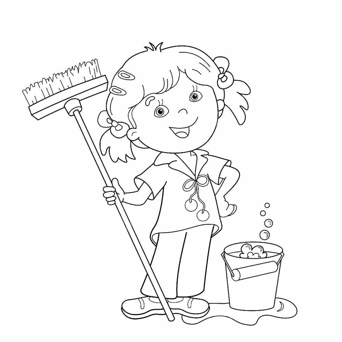 Уборка дома для детей #22