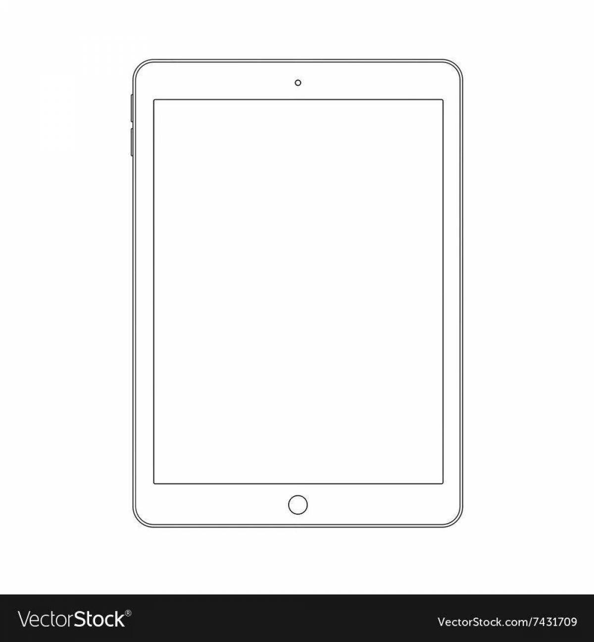 Exciting phone and tablet coloring pages