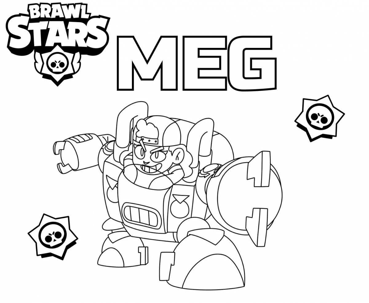 Great coloring mega box in brawl stars